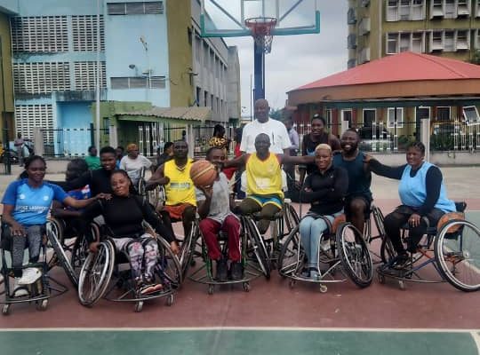 Anambra FA Chairman shows support for physically challenged basketball players By Saran-ify Sports